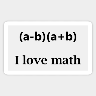 I love math Sticker